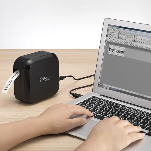 Brother P-touch CUBE Plus Bluetooth Label Maker (PT-P710BT), white - Image 4